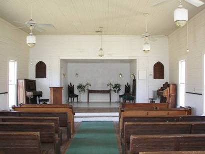 Sanctuary of Chapel at Millard Crossing, Nacogdoches Texas