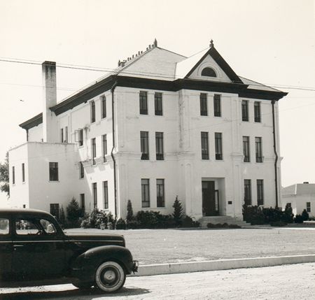 Boston Texas, Old Bowie County Courthouse, burned by arson