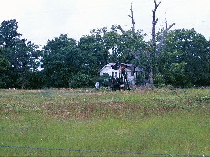New London Texas Oil Rig Farm House