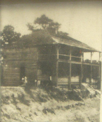 1848 First Newton County courthouse, Burkeville, TX