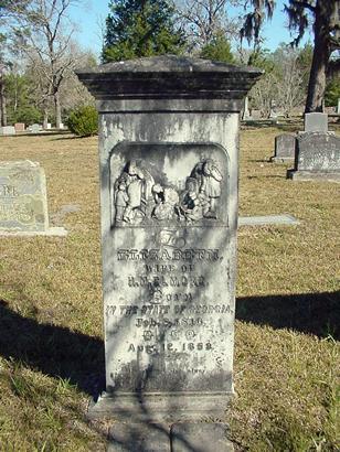 Waverly Cemetery TX tombstone with weeping family