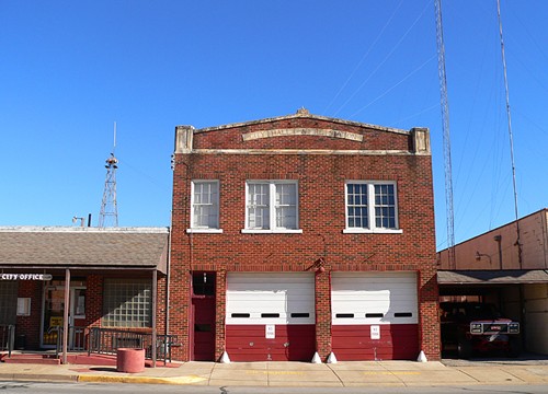 Rusk TX - City Hall & Downtown Fire Station 