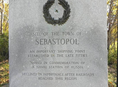 Sebastopol Texas Centennial Marker Text