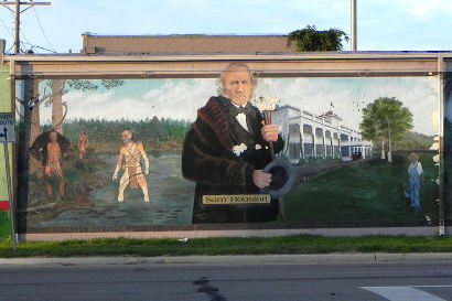 Sour Lake Texas Mural - Sam Houston