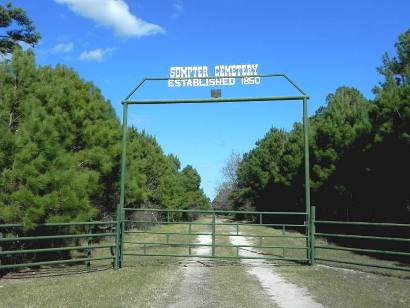 Sumpter Texas - Sumpter Cemetery Gate