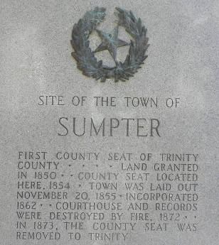 Sumpter Centennial Marker Text