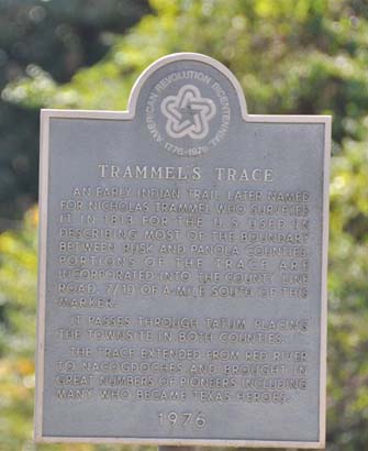 Trammel's Trace Historical Marker