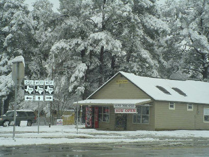 Teaselville  Texas coffee house