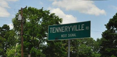TX - Sign to Tenneryville Road