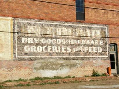 A ghost sign in Timpson, Texas