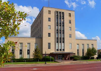 Present 1955 Smith County Courthouse, Tyler, Texas