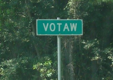 Votaw Texas sign