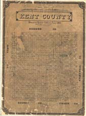 Kent County map by O. Henry