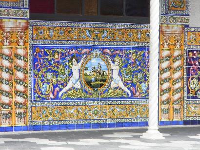 Tampa Florida - Ybor City District restaurant tile work