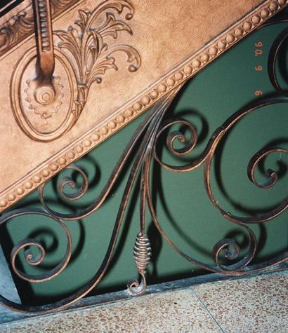 Fort Worth TX - 1895 Tarrant County Courthouse stairwell detail