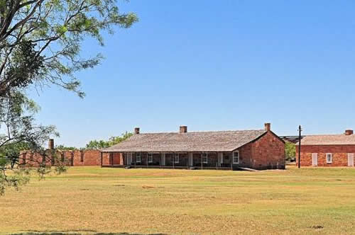 Coke County TX - Fort Chadbourne barracks