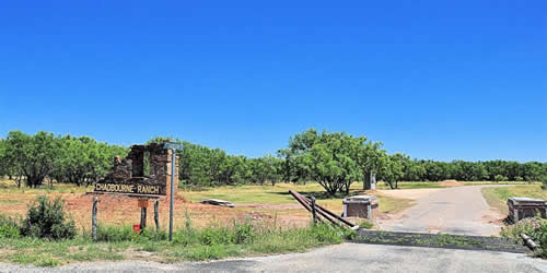 Coke County TX - Fort Chadbourne entrance
