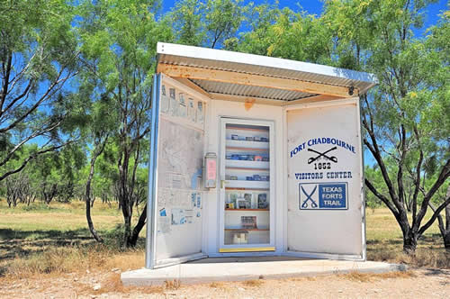 Coke County TX - Fort Chadbourne  visitor's Center