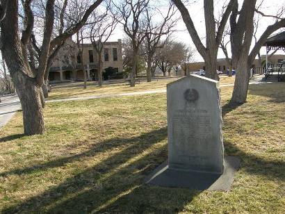 Sit of Fort Stockton Centennial Marker 