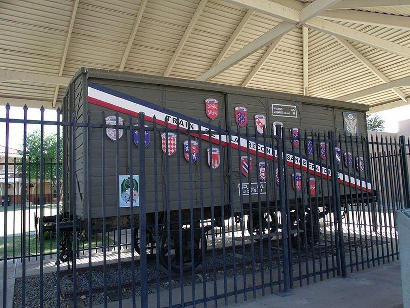 Boxcar of the French Gratitude Train, built in 1949