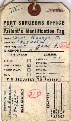 Port Surgeon’s Office tag