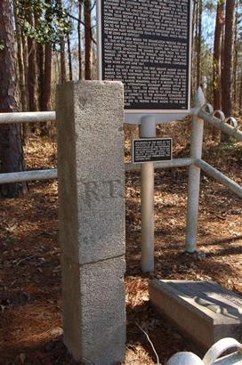 Only US International Boundary  Republic of Texas Granite Block