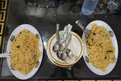  Rice  & potato lunch  for Little Linguists of Lahore