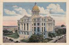 The 1910 Harris County Courthouse post card