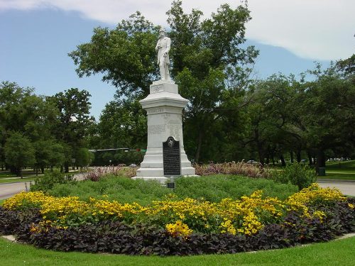 Dick Dowling Monument in Hermann Park, Houston, Texas