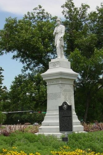 Dick Dowling statue in Hermann Park, Houston, Texas