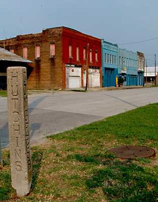 Houston Texas Hutchins Street sign