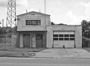 Old fire station, Denver Harbor Houston Texas