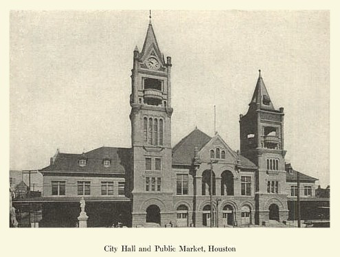 Houston TX - City Hall and Public Market