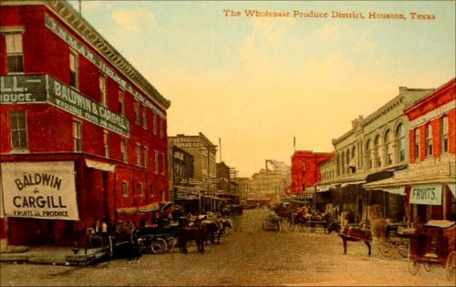 Houston TX - 1910 Wholesale Produce District 
