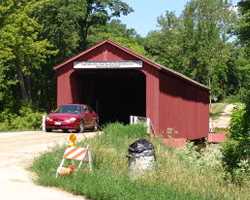 Princeton, Illinois, Bureau County Red Covered Bridge