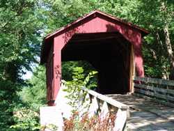 Sugar Creek Covered Bridge Springfield Illinois 