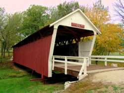 Madison County Cutler-Donahoe Covered Bridge, Iowa