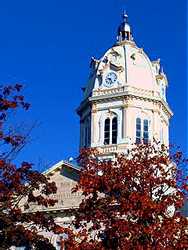 Madison County Courthouse clock tower, Winterset, Iowa