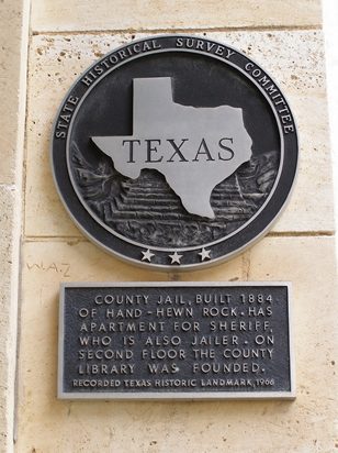 Burnet TX - Burnet County Jail historical marker