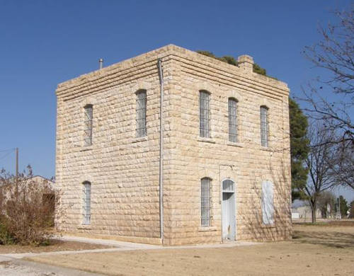 Glasscock County old stone jail, Garden City, Texas