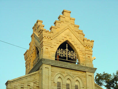 Fayette County Jail tower detail, La Grange, Texas