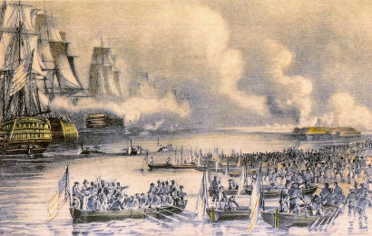 Amphibious Landing at the Battle Veracruz