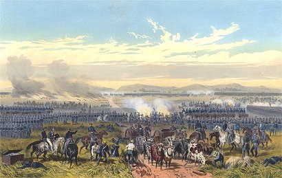 Battle Of Palo Alto, Painting by Carl Nebel