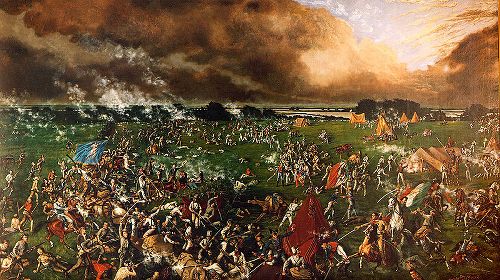 Battle of San Jacinto 1895 Painting 