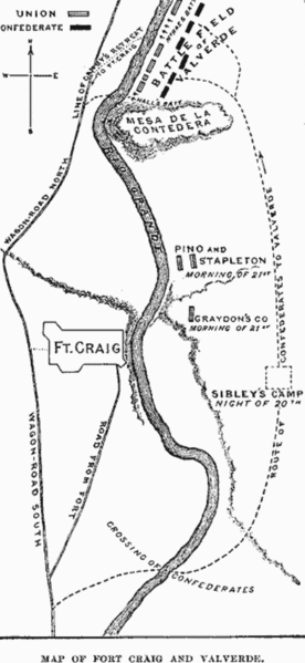 Map Of Valverde Battlefield