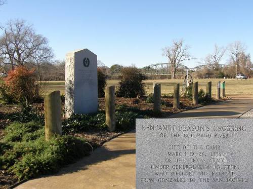 Benjamin Beason's Crossing TX Centennial Marker in Columbus TX