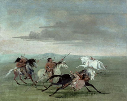 Comanche Warriors by George Catlin