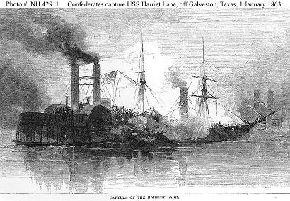 Capture of the Harriet Lane by the Bayou City