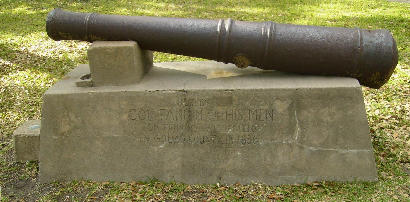 Goliad TX - Fannin Plaza Cannon