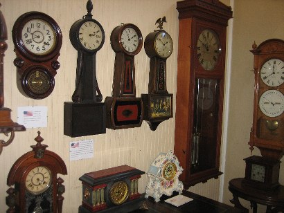 Lockhart TX Southwest Museum of Clocks and Watches - Early American clock exhibits